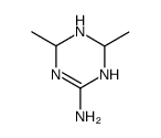 4,6-dimethyl-1,4,5,6-tetrahydro-[1,3,5]triazin-2-ylamine结构式