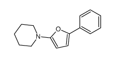 1-(5-phenylfuran-2-yl)piperidine结构式