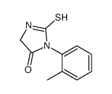 3-(2-甲基苯基)-2-硫氧代咪唑-4-酮结构式