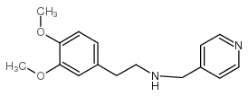 [2-(3,4-DIMETHOXY-PHENYL)-ETHYL]-PYRIDIN-4-YLMETHYL-AMINE结构式