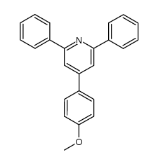 4-(4'-methoxyphenyl)-2,6-diphenylpyridine结构式