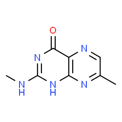 4(1H)-Pteridinone,7-methyl-2-(methylamino)-(9CI) Structure