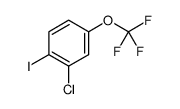 2-CHLORO-4-(TRIFLUOROMETHOXY)IODOBENZENE Structure