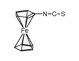 1-isothiocyanatoferrocene结构式