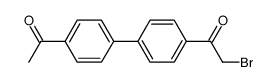 1-(4'-Acetyl-biphenyl-4-yl)-2-bromo-ethanone Structure