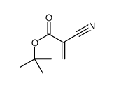 tert-butyl 2-cyanoprop-2-enoate结构式