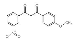 1,3-Propanedione,1-(4-methoxyphenyl)-3-(3-nitrophenyl)- Structure