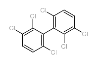 2,2',3,3',6,6'-hexachlorobiphenyl structure