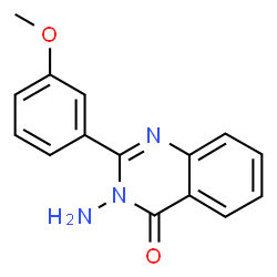 3-amino-2-(3-methoxyphenyl)quinazolin-4(3H)-one structure