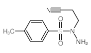 Benzenesulfonic acid, 4-methyl-, 1- (2-cyanoethyl)hydrazide picture