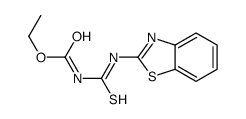 ethyl N-(1,3-benzothiazol-2-ylcarbamothioyl)carbamate结构式