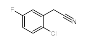 2-氯-5-氟苯乙腈结构式