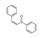 (+/-)S-(Z)-2-phenyl-1-(phenylsulfinyl)ethene结构式