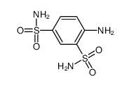 4-aminobenzene-1,3-disulfonamide结构式