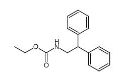 (2,2-diphenyl-ethyl)-carbamic acid ethyl ester Structure