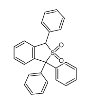 2,2-dioxo-1,1,3-triphenyl-1,3-dihydro-2λ6-benzo[c]thiophene Structure