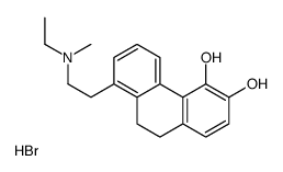8-[2-[ethyl(methyl)amino]ethyl]-9,10-dihydrophenanthrene-3,4-diol,hydrobromide结构式
