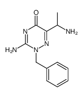 3-amino-6-(1-amino-ethyl)-2-benzyl-2H-[1,2,4]triazin-5-one Structure