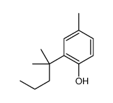 4-methyl-2-(2-methylpentan-2-yl)phenol结构式