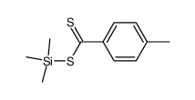 trimethylsilyl 4-methyldithiobenzoate结构式