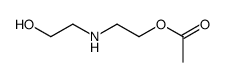 2-(2-hydroxyethylamino)ethyl acetate结构式