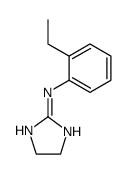 (4,5-dihydro-1H-imidazol-2-yl)-(2-ethyl-phenyl)-amine结构式