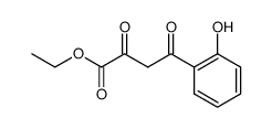 ethyl 4-(2-hydroxyphenyl)-2,4-dioxobutanoate结构式