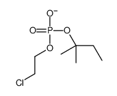 2-chloroethyl 2-methylbutan-2-yl phosphate Structure