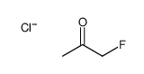 1-fluoropropan-2-one,chloride结构式