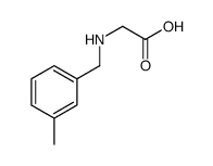 [(3-METHYLBENZYL)AMINO]ACETIC ACID structure