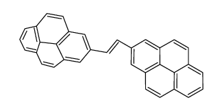 2-(2-pyren-2-ylethenyl)pyrene结构式