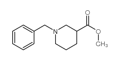 1-苄基-3-哌啶甲酸甲酯结构式