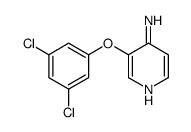 3-(3,5-dichlorophenoxy)pyridin-4-amine结构式