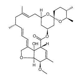 (6R,25R)-28-Deoxy-6,28-epoxy-25-methylmilbemycin B Structure