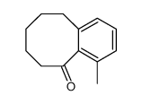 4-methyl-7,8,9,10-tetrahydro-6H-benzo[8]annulen-5-one结构式
