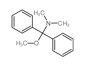 1-methoxy-N,N-dimethyl-1,1-diphenyl-methanamine Structure