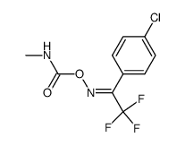 p-Chlor-α,α,α-trifluoracetophenonoximcarbamat结构式