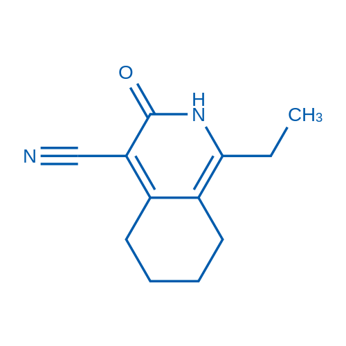 1-Ethyl-3-oxo-2,3,5,6,7,8-hexahydroisoquinoline-4-carbonitrile Structure