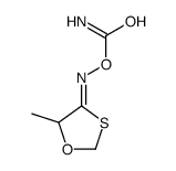 [(Z)-(5-methyl-1,3-oxathiolan-4-ylidene)amino] carbamate结构式