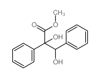 Benzenepropanoic acid, a,b-dihydroxy-a-phenyl-, methyl ester结构式
