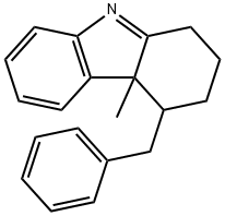 2,3,4,4a-Tetrahydro-4a-methyl-4-benzyl-1H-carbazole Structure