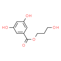 Benzoic acid, 3,5-dihydroxy-, 3-hydroxypropyl ester (9CI) Structure