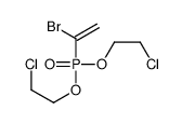 1-[bis(2-chloroethoxy)phosphoryl]-1-bromoethene Structure
