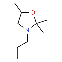 2,2,5-Trimethyl-3-propyloxazolidine Structure