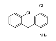 4-chloro-2-[(2-chlorophenyl)methyl]aniline结构式