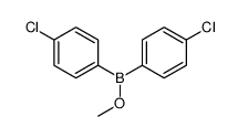 bis(4-chlorophenyl)-methoxyborane Structure