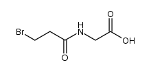 D,L ()-N-(2-Brom-propanoyl)-glycin结构式