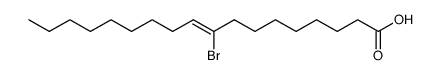 9-bromo-octadec-9-enoic acid Structure