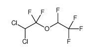 2-(2,2-dichloro-1,1-difluoroethoxy)-1,1,1,2-tetrafluoroethane结构式