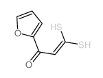 1-(2-furyl)-3,3-bis-sulfanyl-prop-2-en-1-one Structure